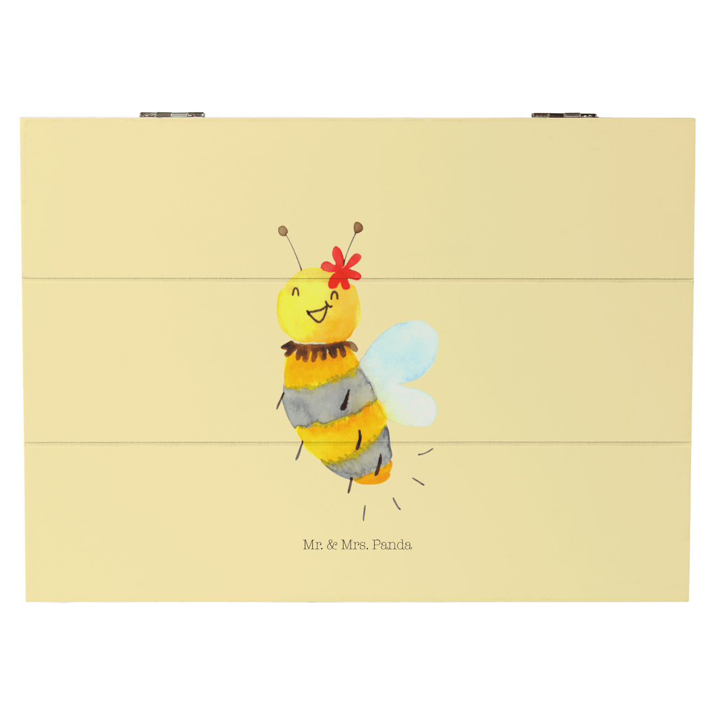 Holzkiste Biene Blume Holzkiste, Kiste, Schatzkiste, Truhe, Schatulle, XXL, Erinnerungsbox, Erinnerungskiste, Dekokiste, Aufbewahrungsbox, Biene, Wespe, Hummel