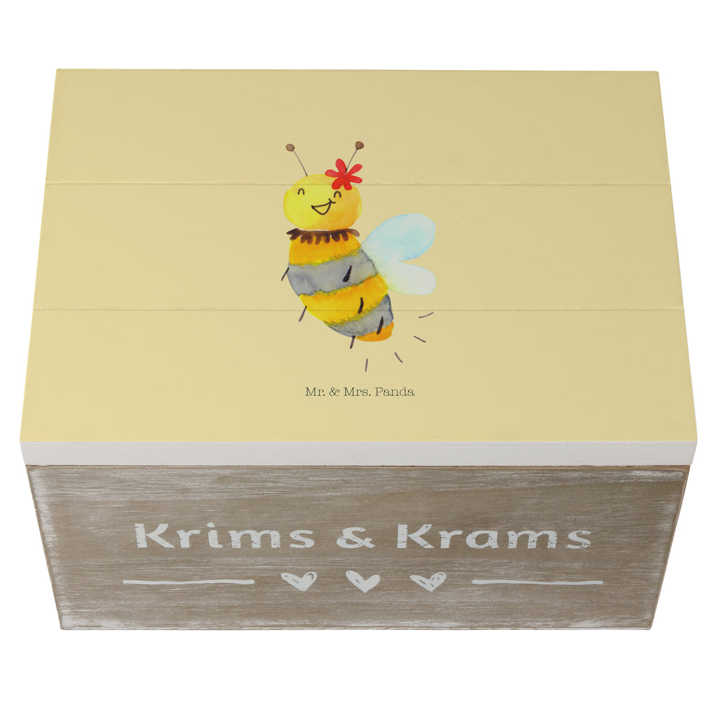 Holzkiste Biene Blume Holzkiste, Kiste, Schatzkiste, Truhe, Schatulle, XXL, Erinnerungsbox, Erinnerungskiste, Dekokiste, Aufbewahrungsbox, Biene, Wespe, Hummel