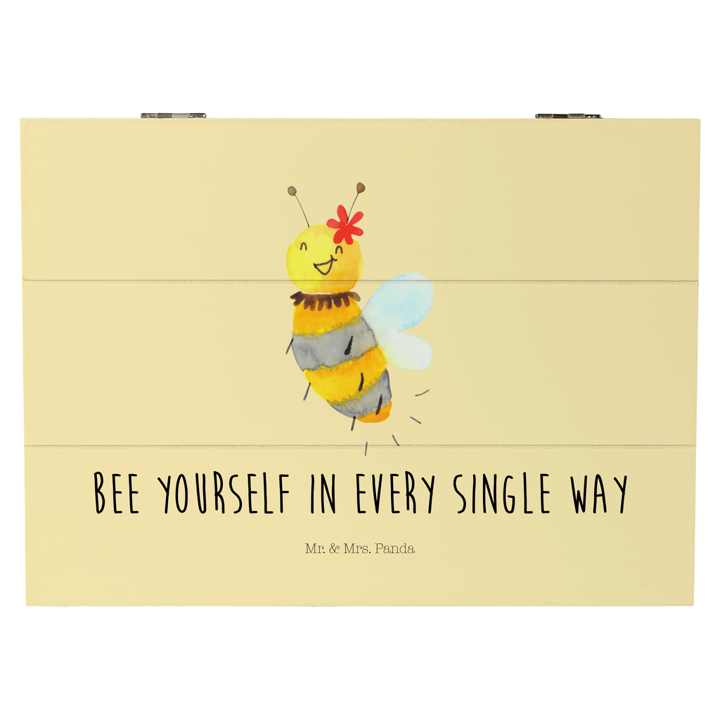 Holzkiste Biene Blume Holzkiste, Kiste, Schatzkiste, Truhe, Schatulle, XXL, Erinnerungsbox, Erinnerungskiste, Dekokiste, Aufbewahrungsbox, Biene, Wespe, Hummel