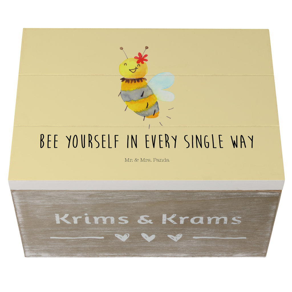 Holzkiste Biene Blume Holzkiste, Kiste, Schatzkiste, Truhe, Schatulle, XXL, Erinnerungsbox, Erinnerungskiste, Dekokiste, Aufbewahrungsbox, Biene, Wespe, Hummel