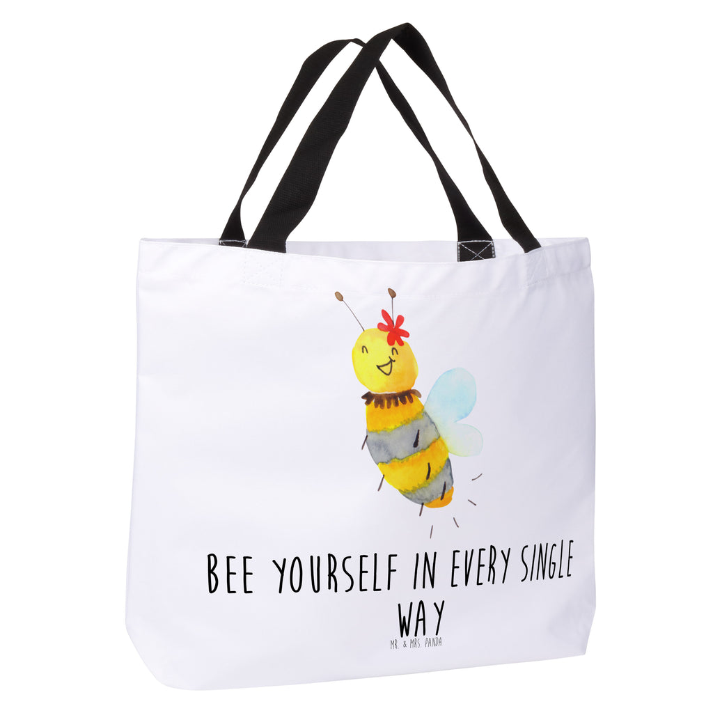 Shopper Biene Blume Beutel, Einkaufstasche, Tasche, Strandtasche, Einkaufsbeutel, Shopper, Schultasche, Freizeittasche, Tragebeutel, Schulbeutel, Alltagstasche, Biene, Wespe, Hummel