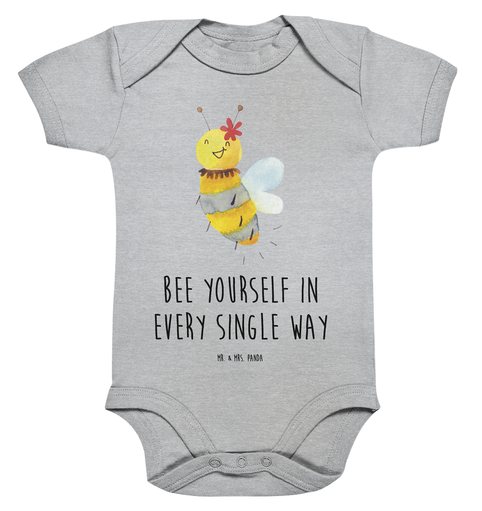 Organic Baby Body Biene Blume Babykleidung, Babystrampler, Strampler, Wickelbody, Baby Erstausstattung, Junge, Mädchen, Biene, Wespe, Hummel