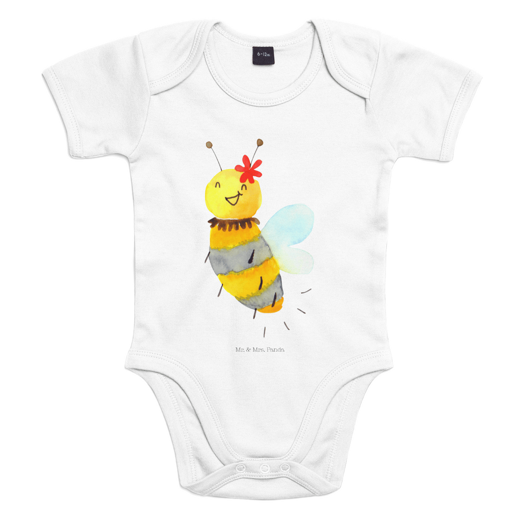 Organic Baby Body Biene Blume Babykleidung, Babystrampler, Strampler, Wickelbody, Baby Erstausstattung, Junge, Mädchen, Biene, Wespe, Hummel