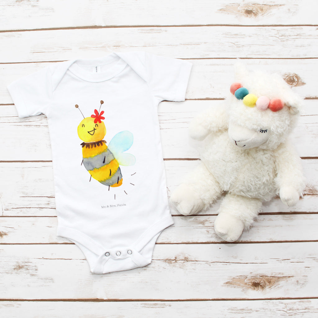 Organic Baby Body Biene Blume Babykleidung, Babystrampler, Strampler, Wickelbody, Baby Erstausstattung, Junge, Mädchen, Biene, Wespe, Hummel