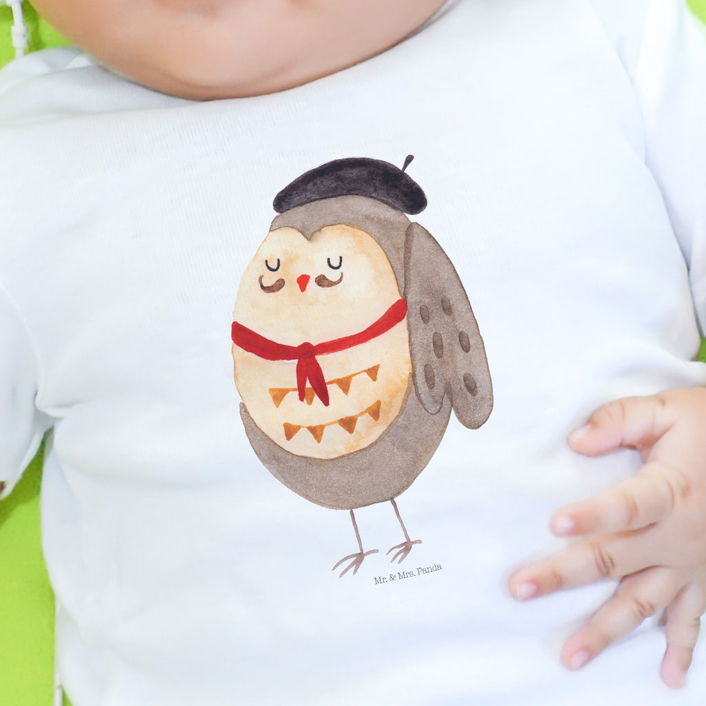 Organic Baby Shirt Eule Französisch Baby T-Shirt, Jungen Baby T-Shirt, Mädchen Baby T-Shirt, Shirt, Eule, Eulen, Eule Deko, Owl, hibou, La vie est belle, das Leben ist schön, Spruch schön, Spruch Französisch, Frankreich
