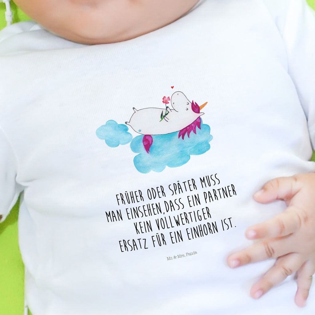 Organic Baby Shirt Einhorn verliebt auf Wolke Baby T-Shirt, Jungen Baby T-Shirt, Mädchen Baby T-Shirt, Shirt, Einhorn, Einhörner, Einhorn Deko, Pegasus, Unicorn, verliebt, Liebe, Liebesbeweis, Freundin, Wolke