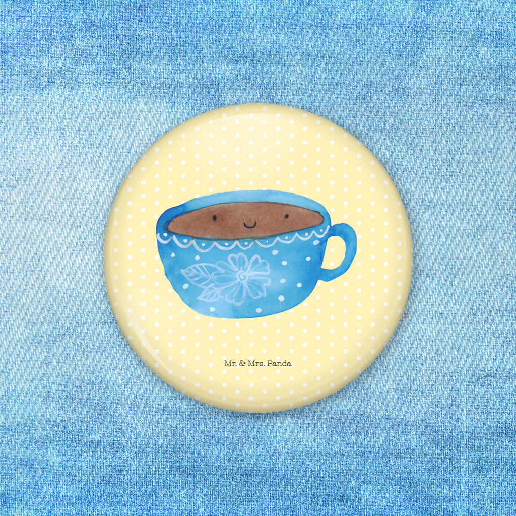 50mm Button Kaffee Tasse 50mm Button, Button, Pin, Anstecknadel, süße Tiermotive, gute Laune, lustige Sprüche, Tiere, Kaffee, Tasse, Liebe, Geschmack, Genuss, Glücklich