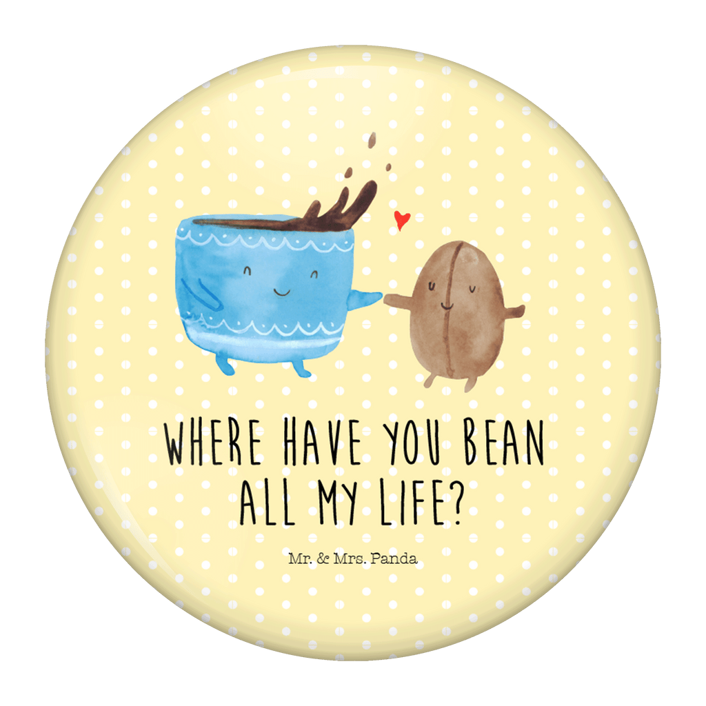 50mm Button Kaffee Bohne 50mm Button, Button, Pin, Anstecknadel, Tiermotive, Gute Laune, lustige Sprüche, Tiere, Kaffee, Kaffeebohne, Genuss, Zufriedenheit, Glück