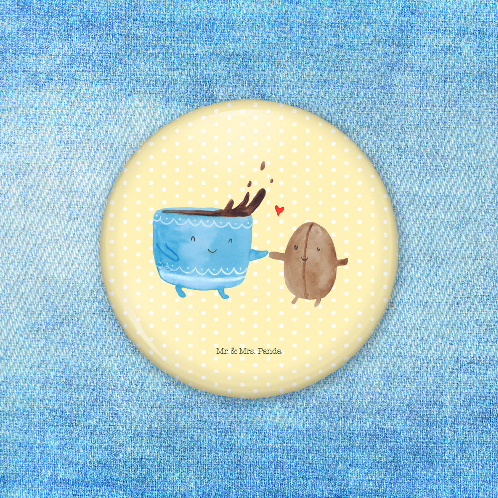 50mm Button Kaffee Bohne 50mm Button, Button, Pin, Anstecknadel, Tiermotive, Gute Laune, lustige Sprüche, Tiere, Kaffee, Kaffeebohne, Genuss, Zufriedenheit, Glück