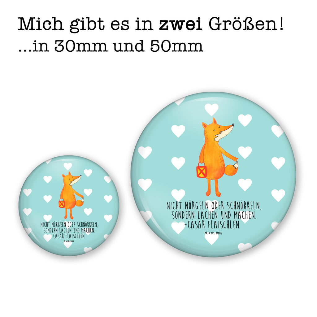 50mm Button Fuchs Laterne 50mm Button, Button, Pin, Anstecknadel, Fuchs, Füchse, Spruch trösten, Liebeskummer Spruch, Laterne, Sankt Martin, Laternenumzug, Aufmuntern, Cäsar Otto Hugo Flaischlen