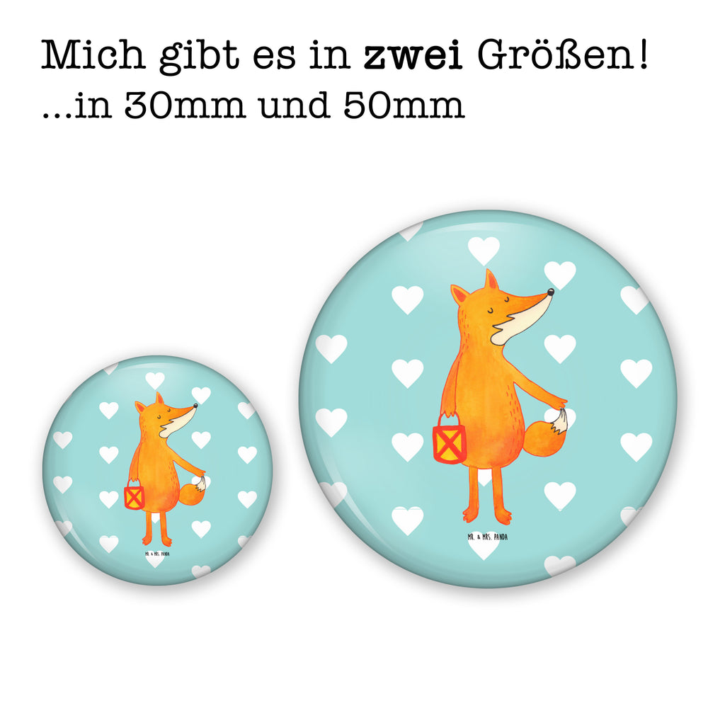 50mm Button Fuchs Laterne 50mm Button, Button, Pin, Anstecknadel, Fuchs, Füchse, Spruch trösten, Liebeskummer Spruch, Laterne, Sankt Martin, Laternenumzug, Aufmuntern, Cäsar Otto Hugo Flaischlen