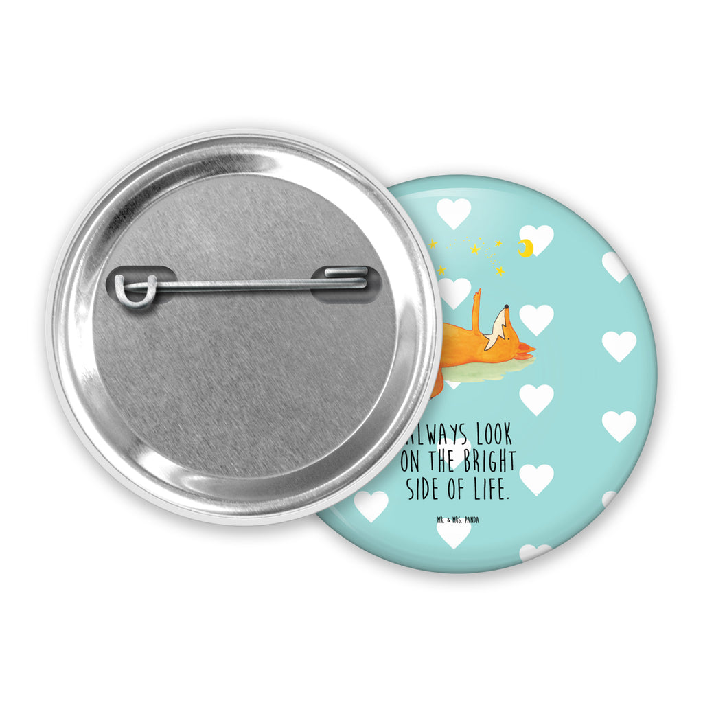 50mm Button Fuchs Sterne 50mm Button, Button, Pin, Anstecknadel, Fuchs, Füchse, tröstende Worte, Spruch positiv, Spruch schön, Romantik, Always Look on the Bright Side of Life