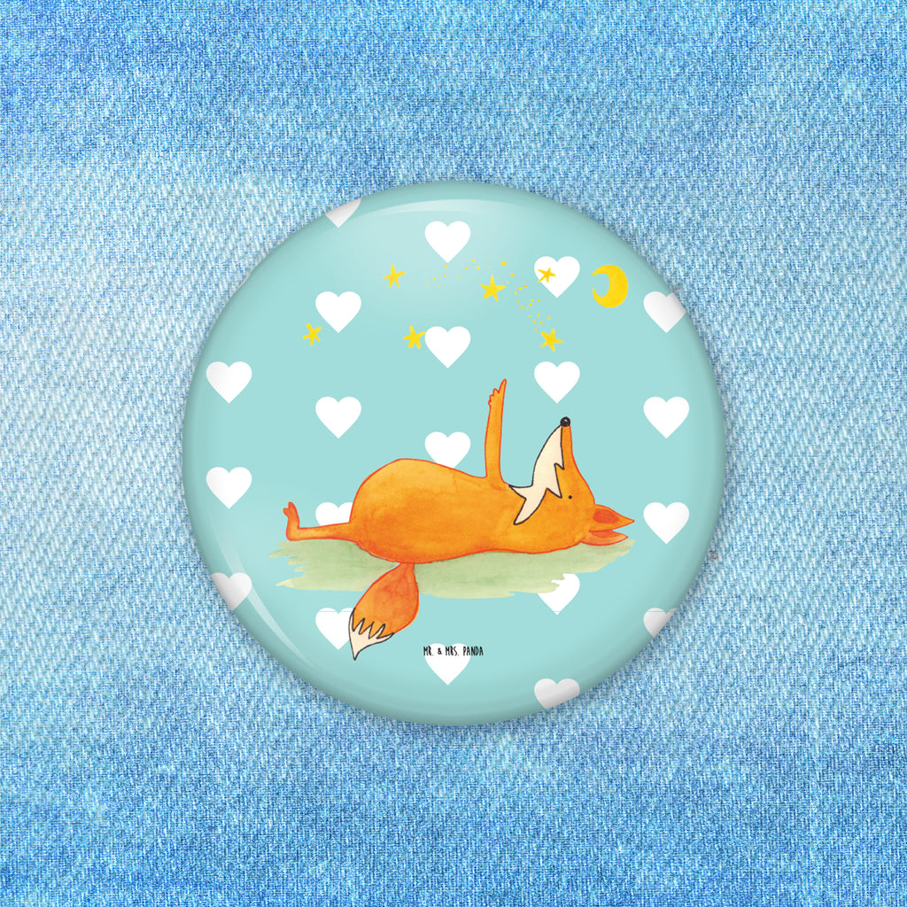 50mm Button Fuchs Sterne 50mm Button, Button, Pin, Anstecknadel, Fuchs, Füchse, tröstende Worte, Spruch positiv, Spruch schön, Romantik, Always Look on the Bright Side of Life
