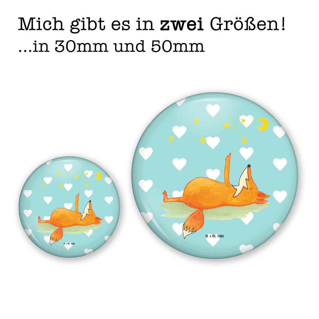 50mm Button Fuchs Sterne 50mm Button, Button, Pin, Anstecknadel, Fuchs, Füchse, tröstende Worte, Spruch positiv, Spruch schön, Romantik, Always Look on the Bright Side of Life