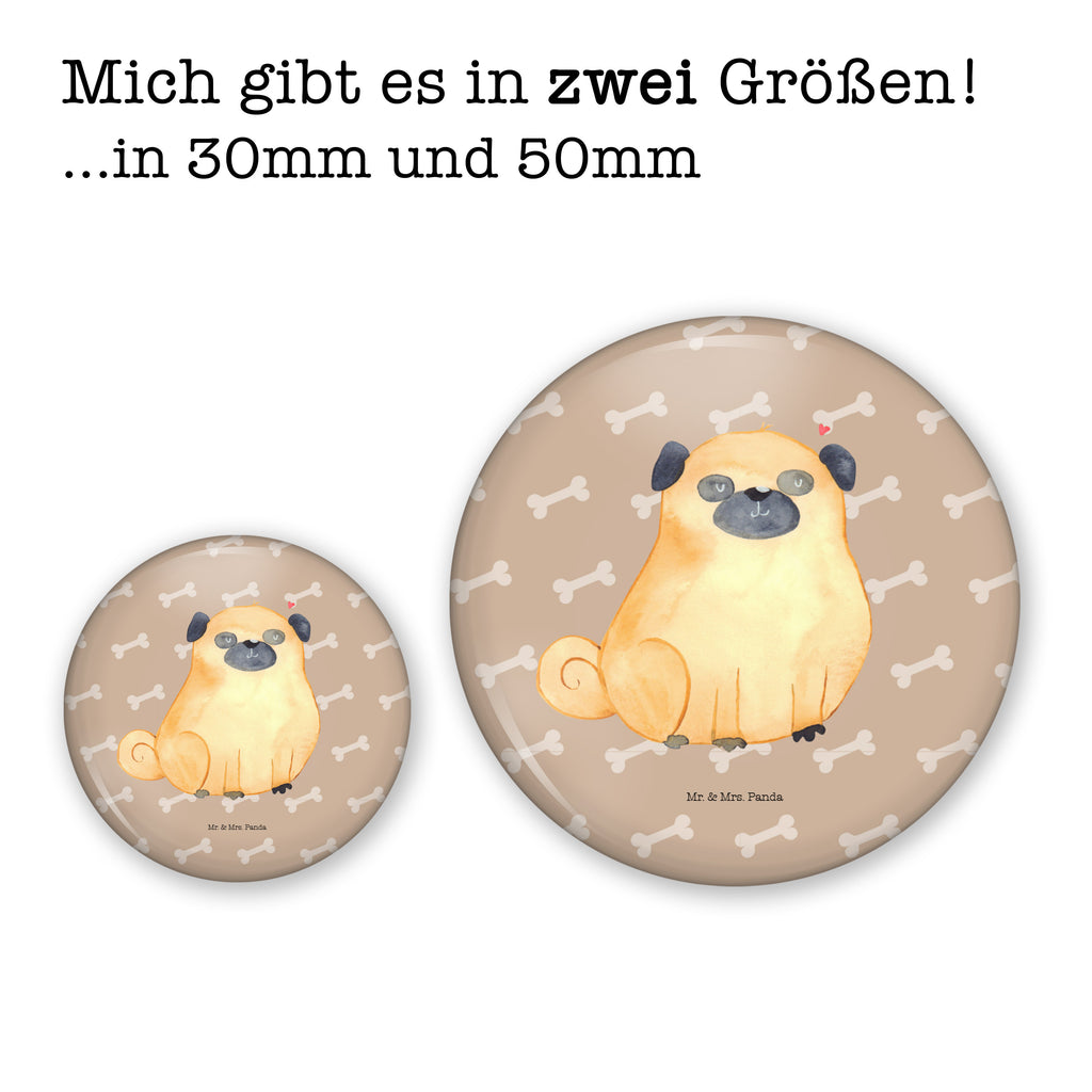 50mm Button Mops 50mm Button, Button, Pin, Anstecknadel, Hund, Hundemotiv, Haustier, Hunderasse, Tierliebhaber, Hundebesitzer, Sprüche, Mops, Liebe, Hundeliebe