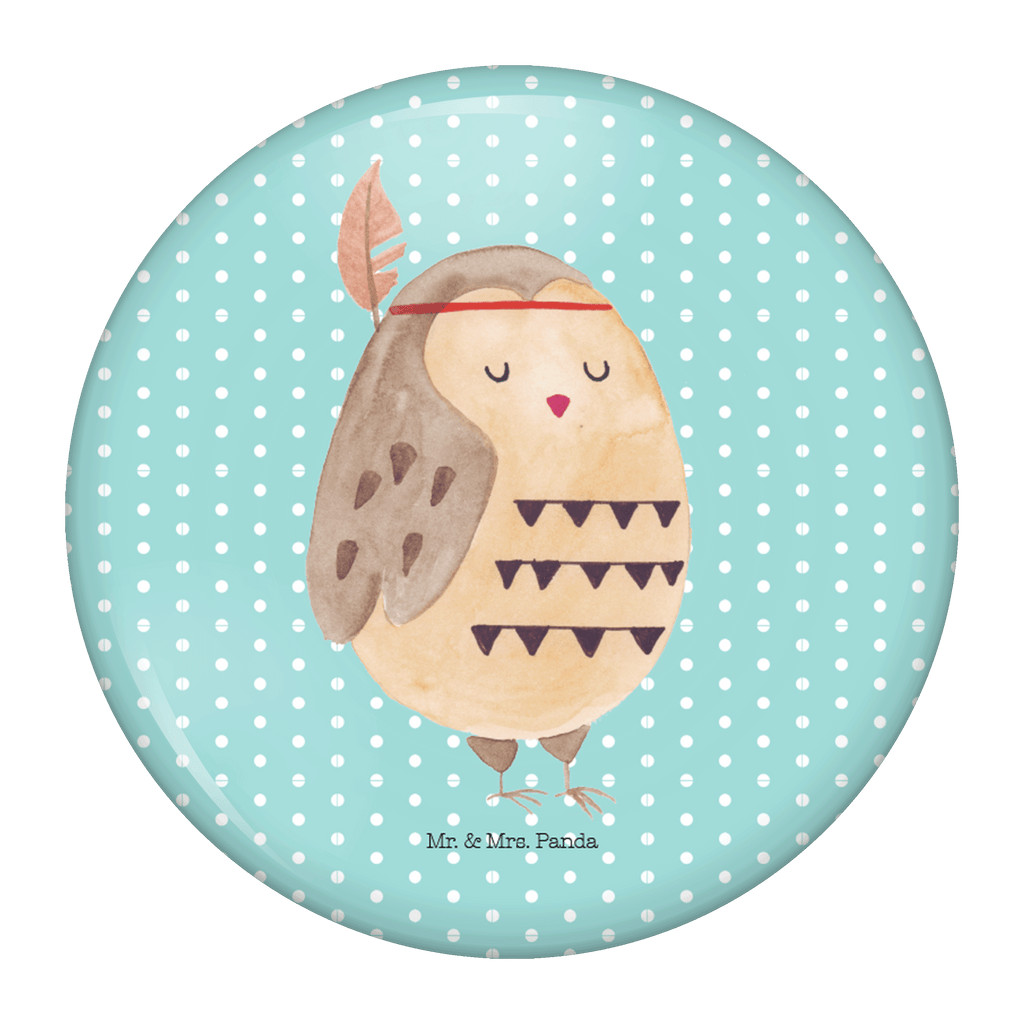 50mm Button Eule Federschmuck 50mm Button, Button, Pin, Anstecknadel, Eule, Eule Deko, Owl, Das Leben ist ein Abenteuer, Reisespruch, Federschmuck, Dekoration