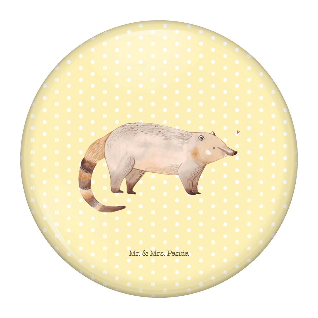 50mm Button Nasenbaer 50mm Button, Button, Pin, Anstecknadel, Tiermotive, Gute Laune, lustige Sprüche, Tiere, Nasenbär, Nasenbären, Rüsselbär, Bär