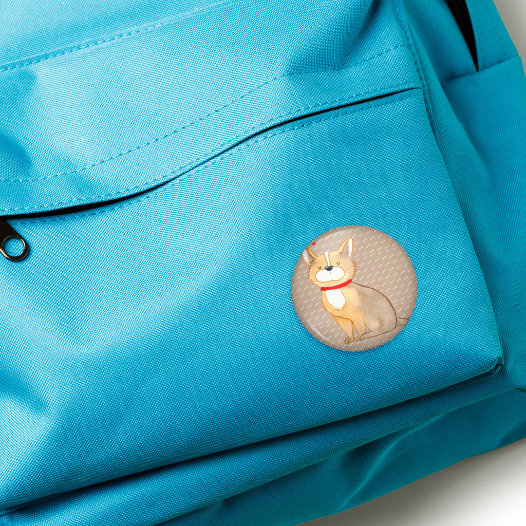 50mm Button Hundeglück 50mm Button, Button, Pin, Anstecknadel, Hund, Hundemotiv, Haustier, Hunderasse, Tierliebhaber, Hundebesitzer, Sprüche, Corgie, Hundeliebe, Spruch, Hundemama, Liebe