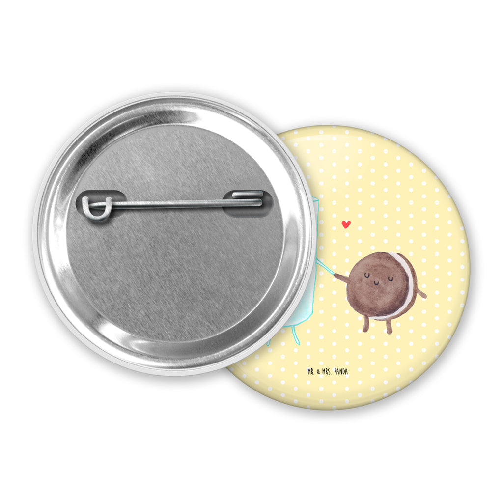 50mm Button Milch & Keks 50mm Button, Button, Pin, Anstecknadel, Tiermotive, Gute Laune, lustige Sprüche, Tiere, Milk, Cookie, Milch, Keks, Kekse, Kaffee, Einladung Frühstück, Motiv süß, romantisch, perfektes Paar