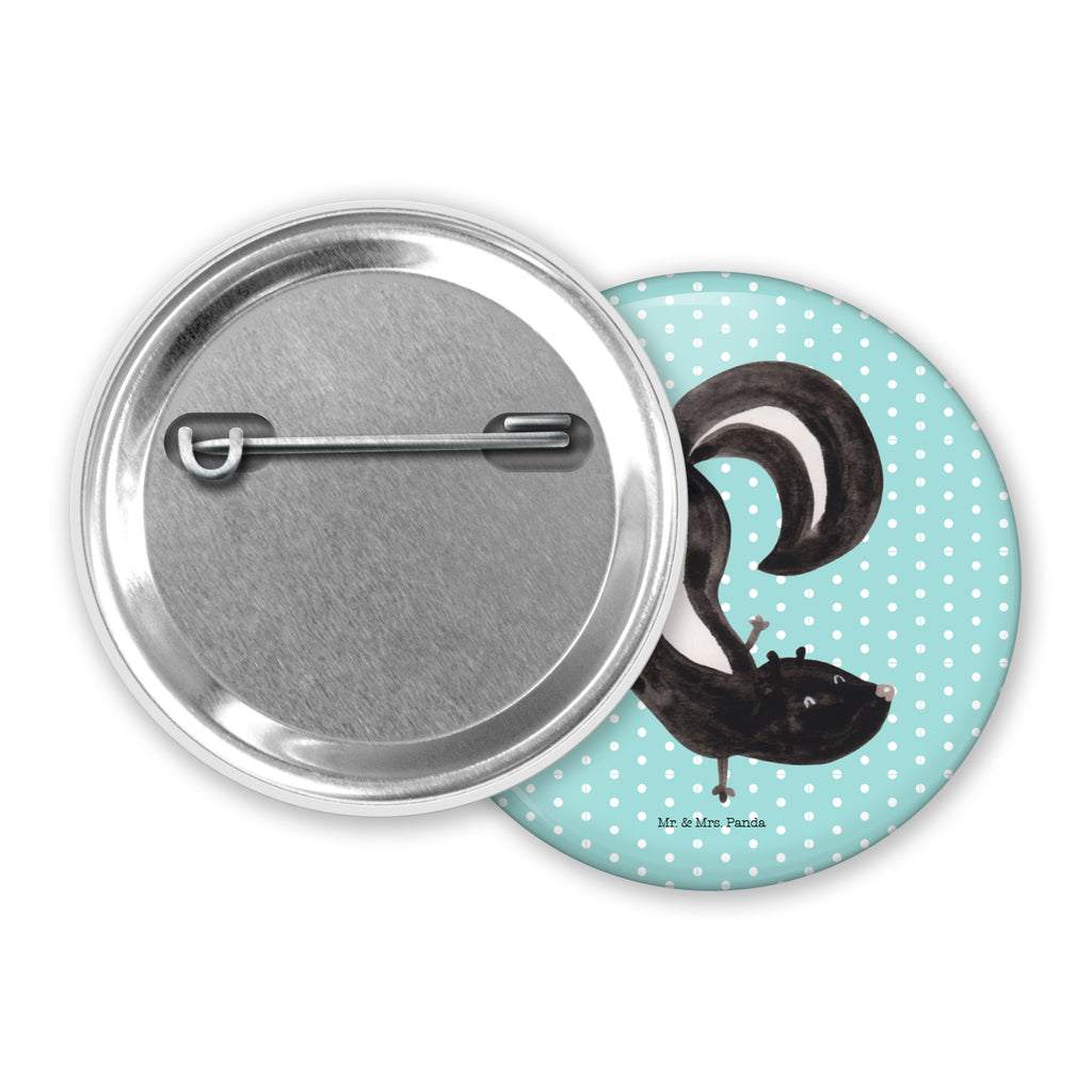 50mm Button Stinktier Handstand 50mm Button, Button, Pin, Anstecknadel, Stinktier, Skunk, Wildtier, Raubtier, Stinker, Stinki, Spielplatz, verpielt, Kind
