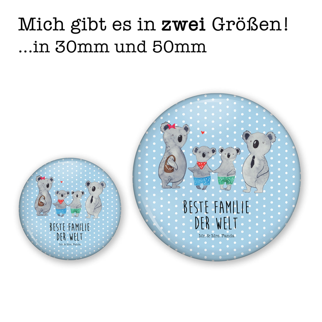 50mm Button Koala Familie zwei 50mm Button, Button, Pin, Anstecknadel, Familie, Vatertag, Muttertag, Bruder, Schwester, Mama, Papa, Oma, Opa, Koala, Koalabär, beste Familie, Familienzeit, Familienleben, Koalafamilie, Lieblingsfamilie