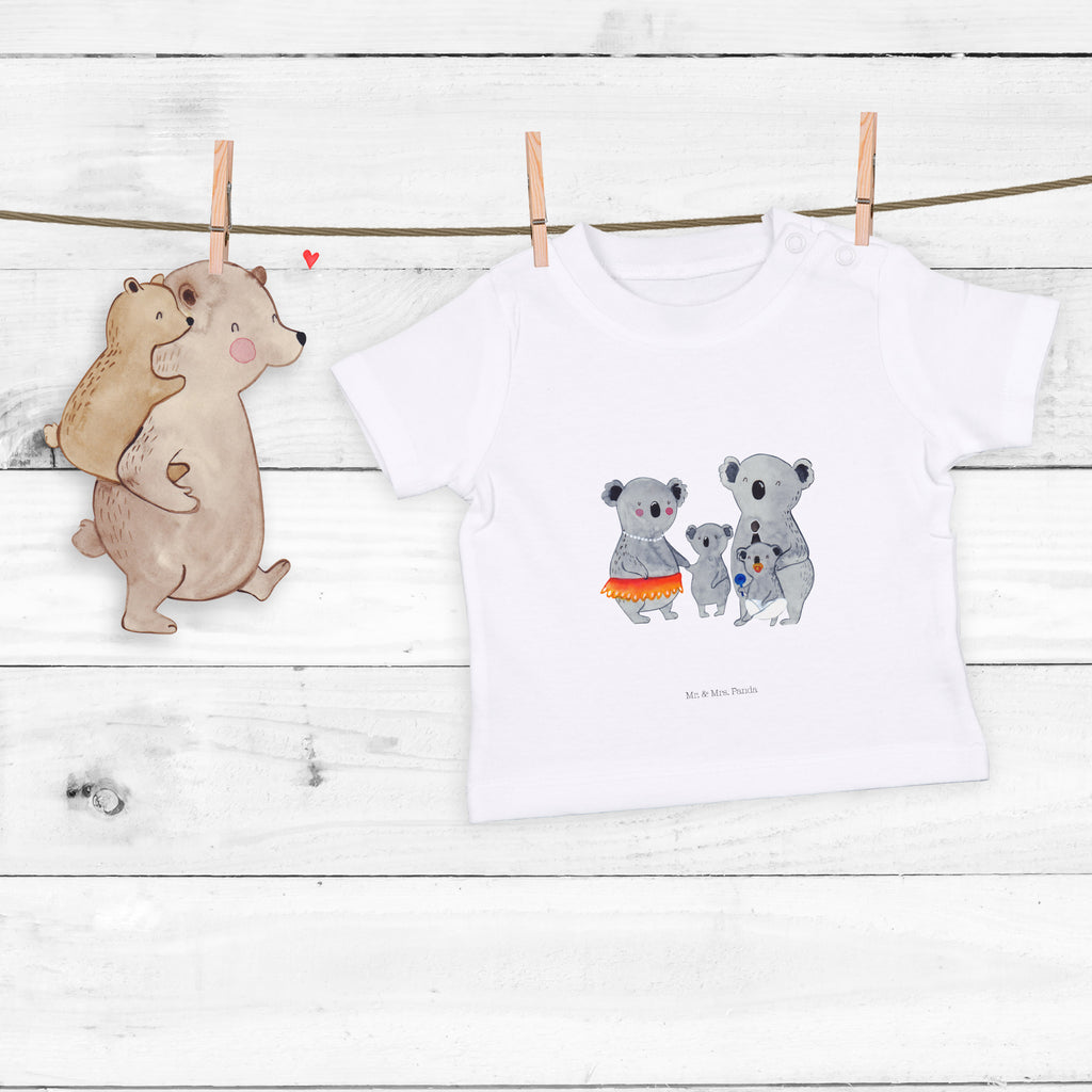 Organic Baby Shirt Koala Familie Baby T-Shirt, Jungen Baby T-Shirt, Mädchen Baby T-Shirt, Shirt, Familie, Vatertag, Muttertag, Bruder, Schwester, Mama, Papa, Oma, Opa, Koala, Koalas, Family, Kinder, Geschwister, Familienleben