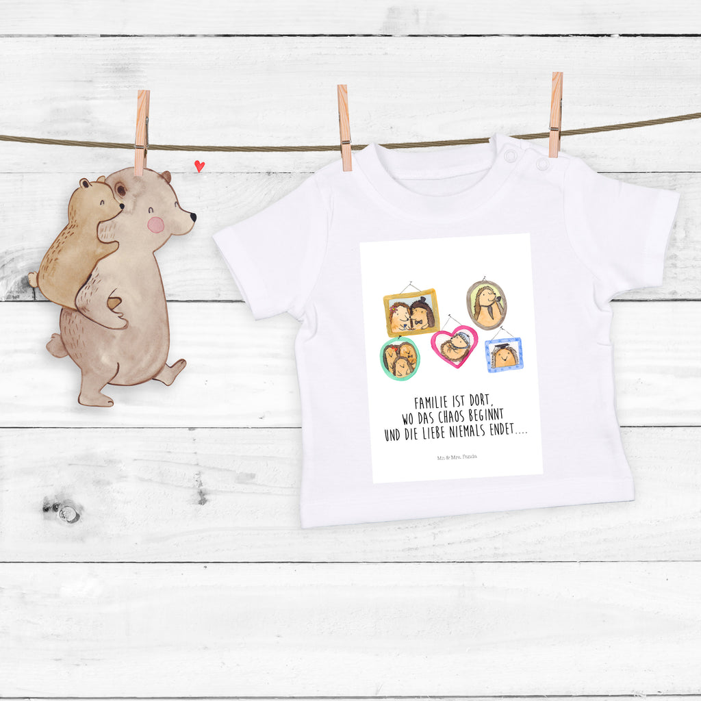 Organic Baby Shirt Igel Familie Baby T-Shirt, Jungen Baby T-Shirt, Mädchen Baby T-Shirt, Shirt, Familie, Vatertag, Muttertag, Bruder, Schwester, Mama, Papa, Oma, Opa, Liebe, Igel, Bilder, Zusammenhalt, Glück