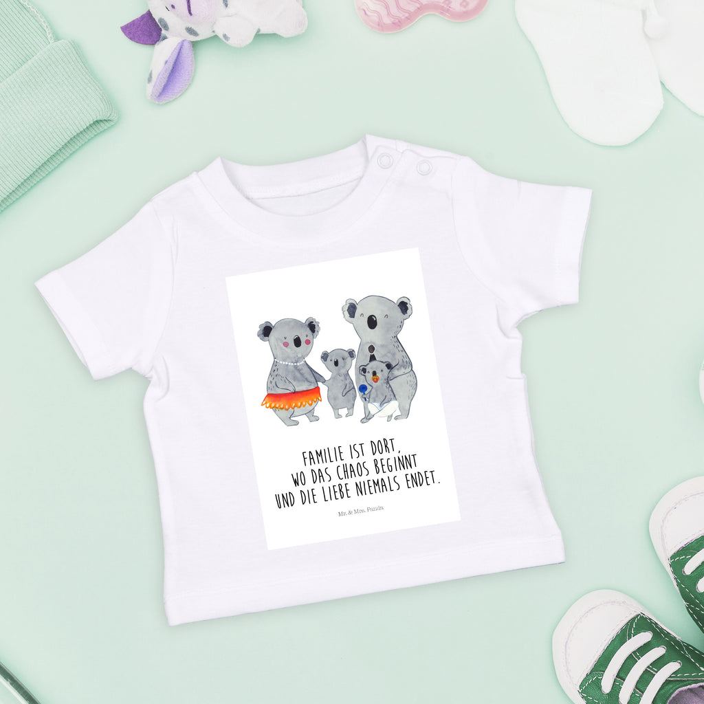 Organic Baby Shirt Koala Familie Baby T-Shirt, Jungen Baby T-Shirt, Mädchen Baby T-Shirt, Shirt, Familie, Vatertag, Muttertag, Bruder, Schwester, Mama, Papa, Oma, Opa, Koala, Koalas, Family, Kinder, Geschwister, Familienleben