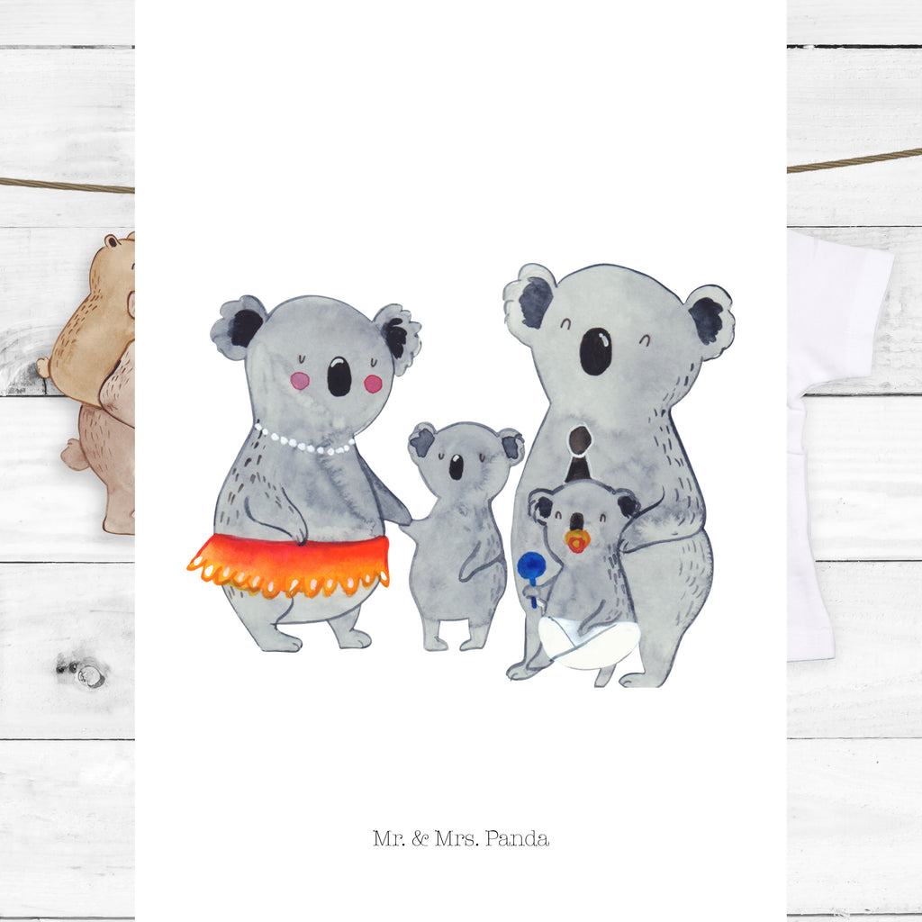 Organic Baby Shirt Koala Familie Baby T-Shirt, Jungen Baby T-Shirt, Mädchen Baby T-Shirt, Shirt, Familie, Vatertag, Muttertag, Bruder, Schwester, Mama, Papa, Oma, Opa, Koala, Koalas, Family, Kinder, Geschwister, Familienleben