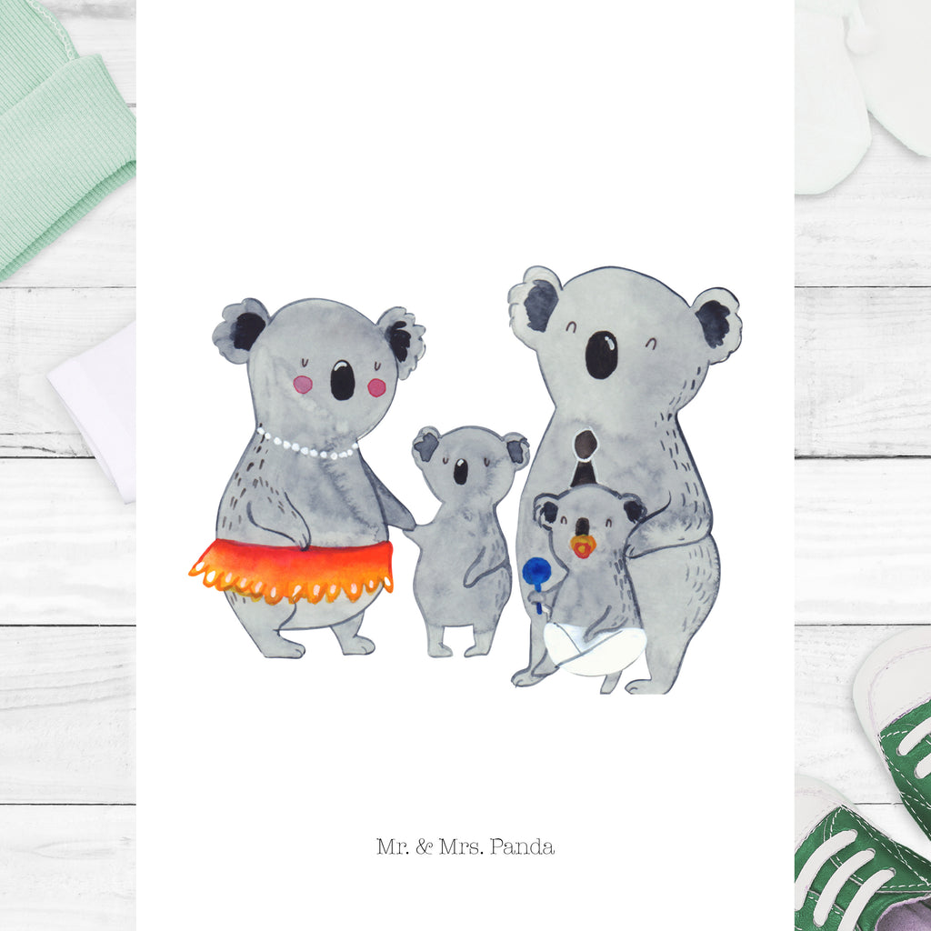 Organic Baby Shirt Koala Familie Baby T-Shirt, Jungen Baby T-Shirt, Mädchen Baby T-Shirt, Shirt, Familie, Vatertag, Muttertag, Bruder, Schwester, Mama, Papa, Oma, Opa, Koala, Koalas, Family, Kinder, Geschwister, Familienleben