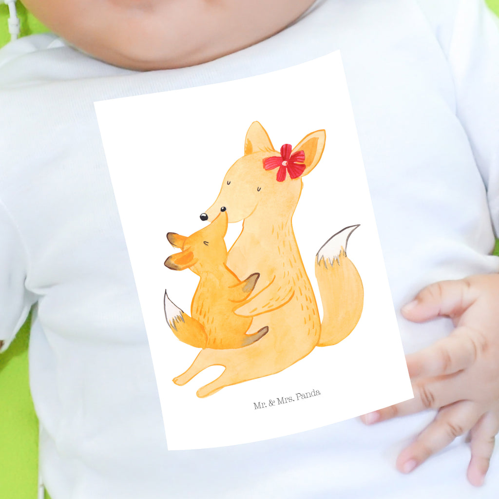 Organic Baby Shirt Fuchs Mama & Kind Baby T-Shirt, Jungen Baby T-Shirt, Mädchen Baby T-Shirt, Shirt, Familie, Vatertag, Muttertag, Bruder, Schwester, Mama, Papa, Oma, Opa, Mutter, Tochter, Lieblingstochter, Beste Tochter, Geschenk