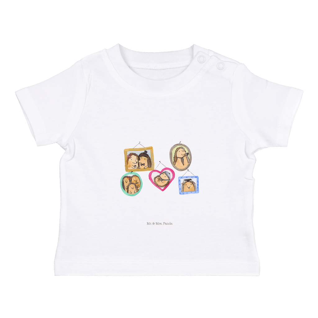Organic Baby Shirt Igel Familie Baby T-Shirt, Jungen Baby T-Shirt, Mädchen Baby T-Shirt, Shirt, Familie, Vatertag, Muttertag, Bruder, Schwester, Mama, Papa, Oma, Opa, Liebe, Igel, Bilder, Zusammenhalt, Glück