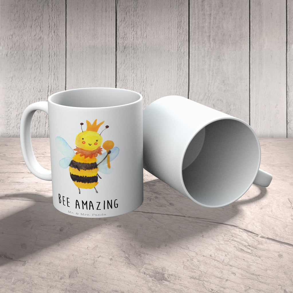 Tasse Biene König  Becher, Kaffeetasse, Kaffeebecher, Tee, Frühstück, Büro  Biene, Wespe, Hummel