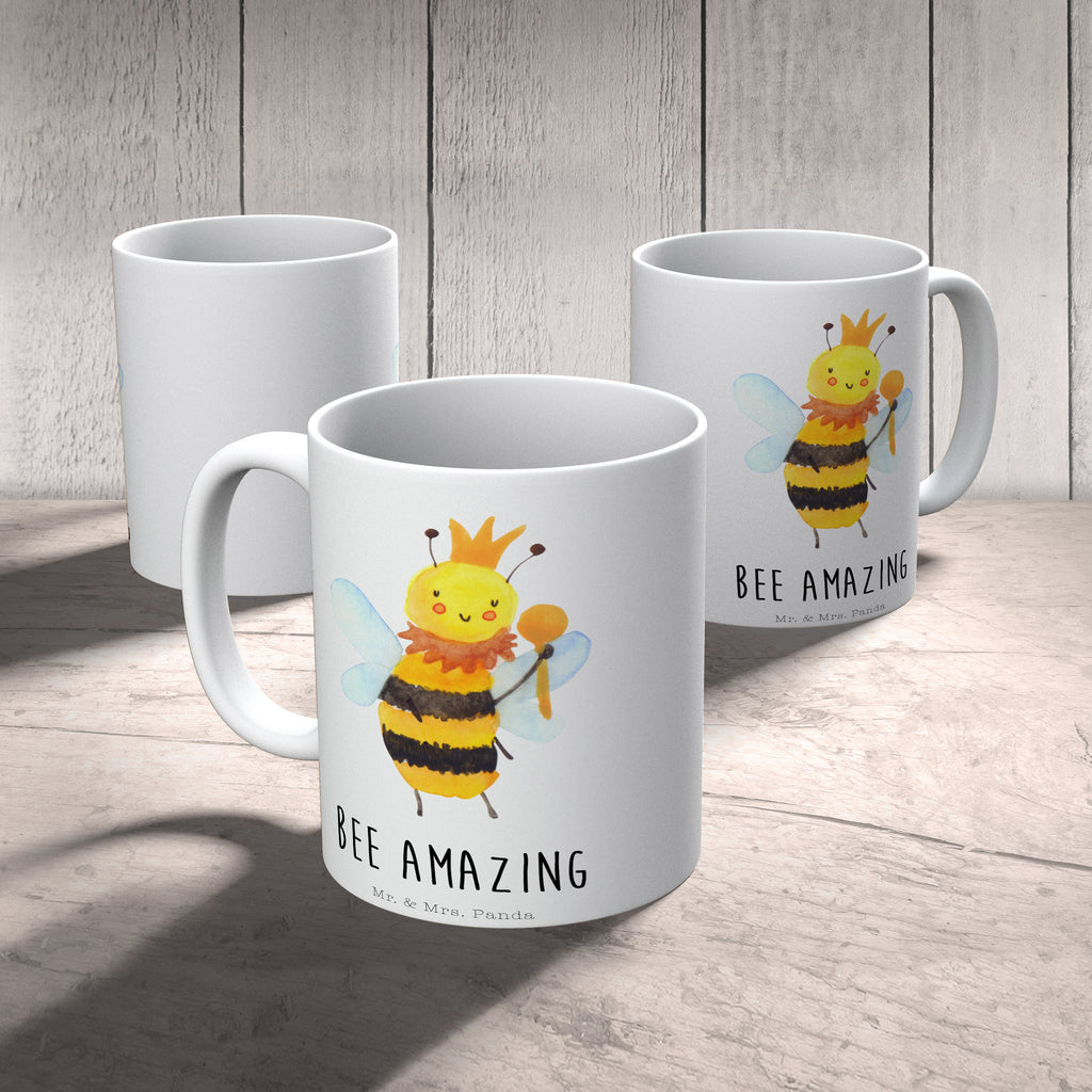 Tasse Biene König  Becher, Kaffeetasse, Kaffeebecher, Tee, Frühstück, Büro  Biene, Wespe, Hummel