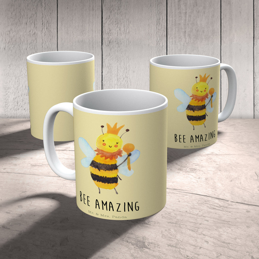 Tasse Biene König  Becher, Kaffeetasse, Kaffeebecher, Tee, Frühstück, Büro  Biene, Wespe, Hummel