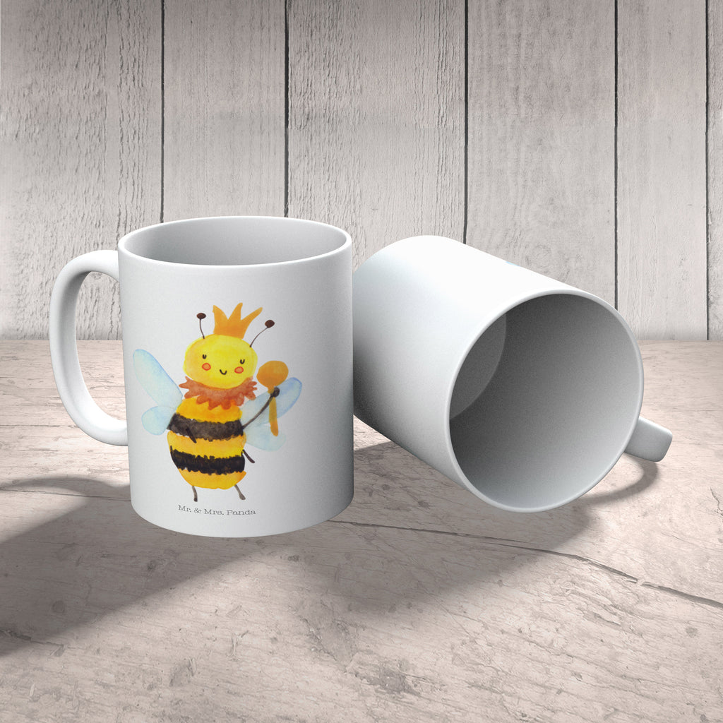 Tasse Biene König  Becher, Kaffeetasse, Kaffeebecher, Tee, Frühstück, Büro  Biene, Wespe, Hummel