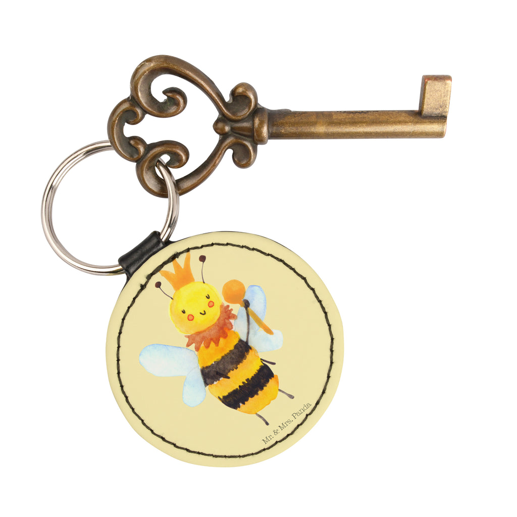 Rund Schlüsselanhänger Biene König Schlüsselanhänger, Anhänger, Taschenanhänger, Glücksbringer, Schutzengel, Biene, Wespe, Hummel