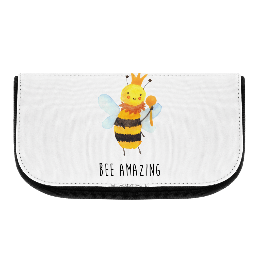 Kosmetiktasche Biene König Kosmetikbeutel, Kulturtasche, Kulturbeutel, Schminktasche, Make-Up Tasche, Biene, Wespe, Hummel