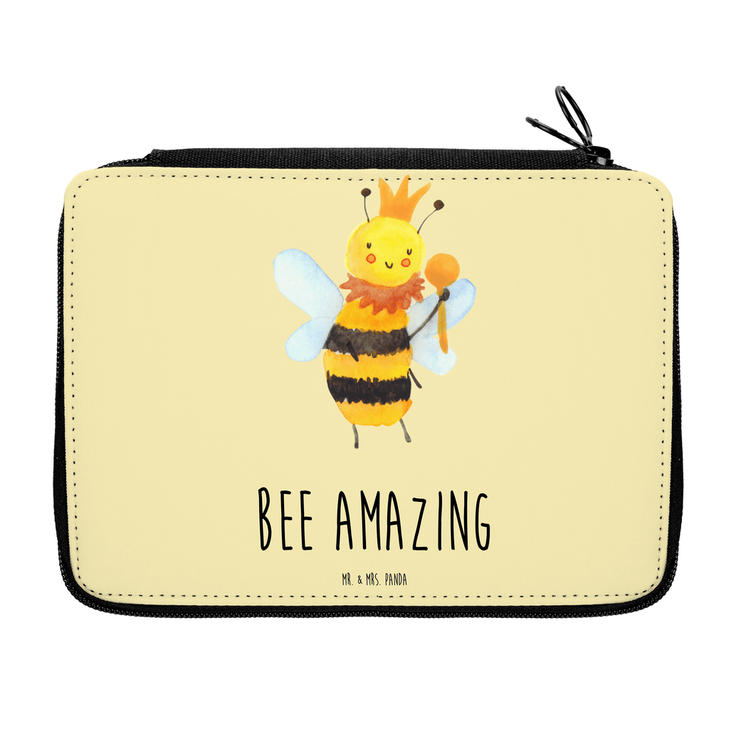 Federmappe Biene König Federmappe, Stiftetasche, Stifte Etui, Schule, Einschulung, Geschenk, Kind, Schüler, Schülerin, Stifterolle, Federmäppchen, Motiv, Grundschule, Federmäppchen bedruckt, Büro Stifte Etui, Bestückte Federmappe, Kinder Federmappe, Federmappe Einschulung, Biene, Wespe, Hummel