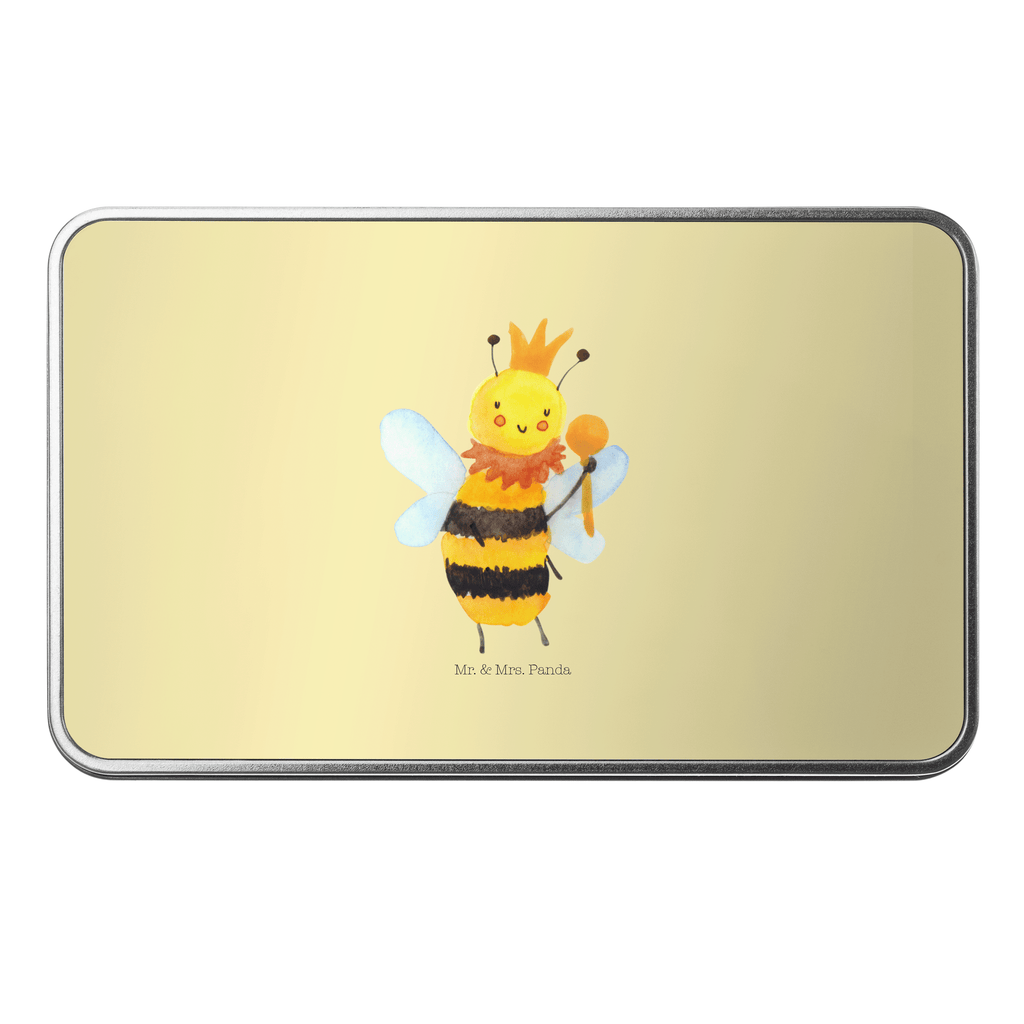 Metalldose rechteckig Biene König Blechdose, Metalldose, Blechbox, Container, Keksdose, Vorratsdose, Vorratsbox, Döschen, Versperbox, Vesperdose, Aufbewahrungsdose, Aufbewahrungsbox, Aluminiumdose, Dose, Biene, Wespe, Hummel