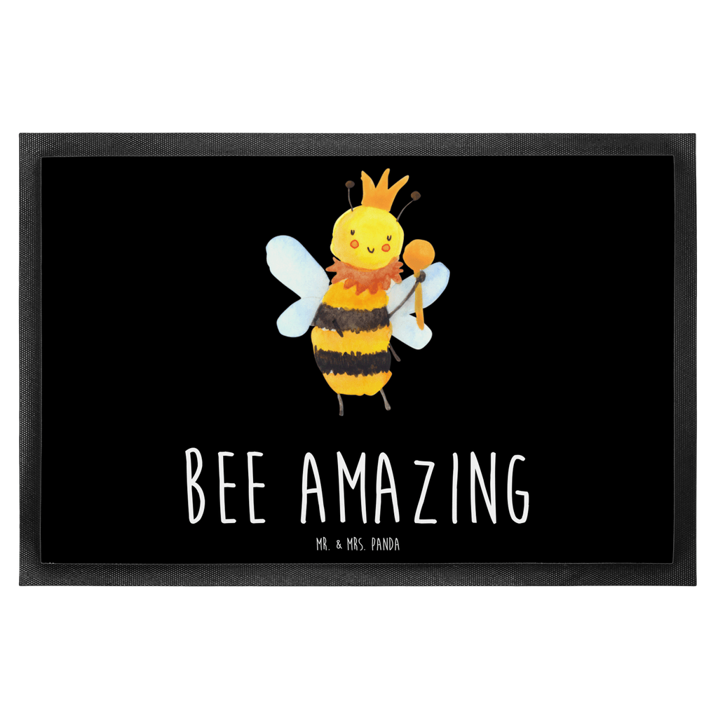 Fußmatte Biene König  Türvorleger, Schmutzmatte, Fußabtreter, Matte, Schmutzfänger, Fußabstreifer, Schmutzfangmatte, Türmatte, Motivfußmatte,  Haustürmatte, Vorleger  Biene, Wespe, Hummel