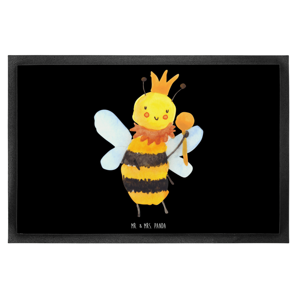 Fußmatte Biene König  Türvorleger, Schmutzmatte, Fußabtreter, Matte, Schmutzfänger, Fußabstreifer, Schmutzfangmatte, Türmatte, Motivfußmatte,  Haustürmatte, Vorleger  Biene, Wespe, Hummel