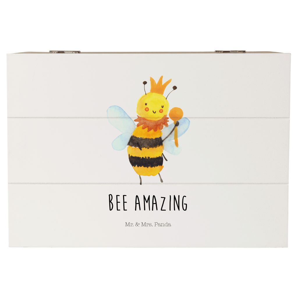 Holzkiste Biene König Holzkiste, Kiste, Schatzkiste, Truhe, Schatulle, XXL, Erinnerungsbox, Erinnerungskiste, Dekokiste, Aufbewahrungsbox, Biene, Wespe, Hummel