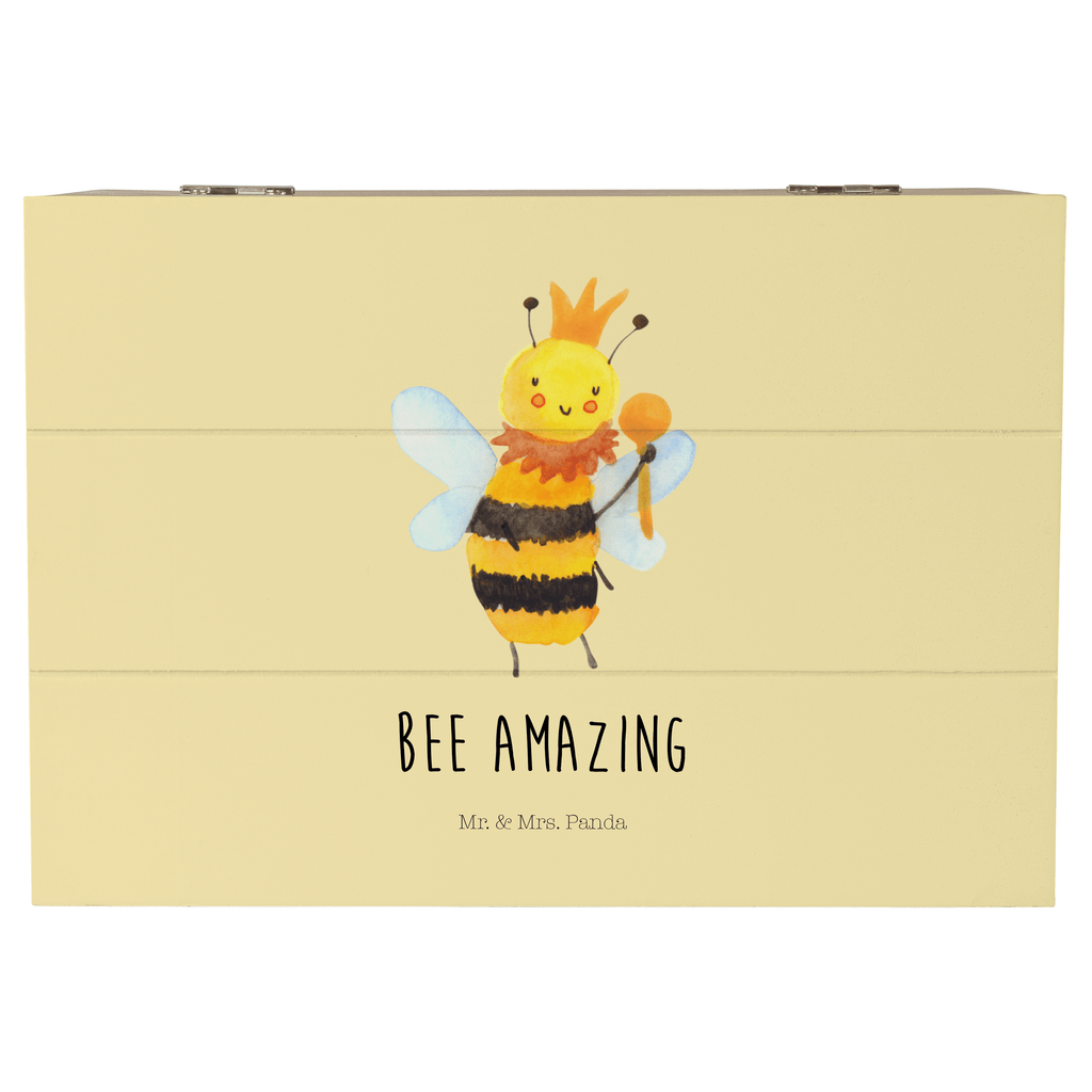 Holzkiste Biene König Holzkiste, Kiste, Schatzkiste, Truhe, Schatulle, XXL, Erinnerungsbox, Erinnerungskiste, Dekokiste, Aufbewahrungsbox, Biene, Wespe, Hummel