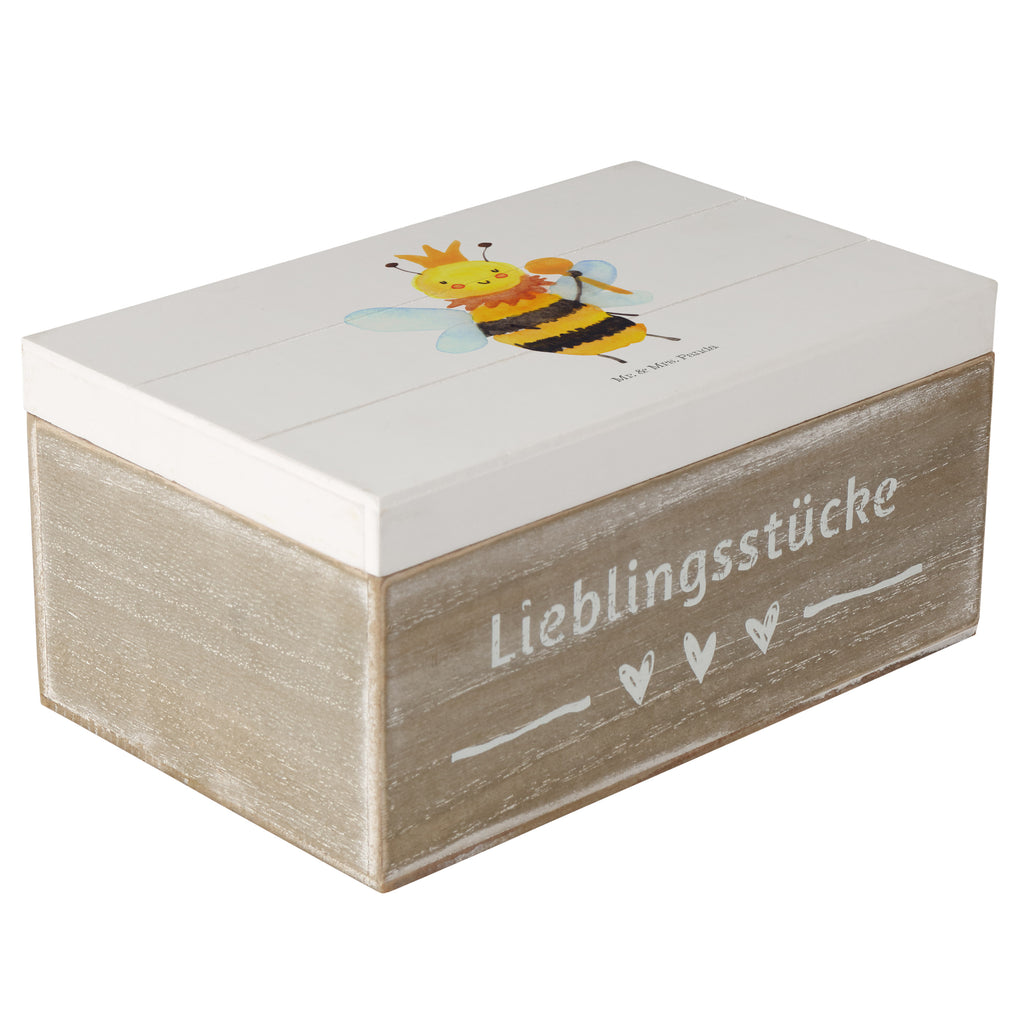 Holzkiste Biene König Holzkiste, Kiste, Schatzkiste, Truhe, Schatulle, XXL, Erinnerungsbox, Erinnerungskiste, Dekokiste, Aufbewahrungsbox, Biene, Wespe, Hummel