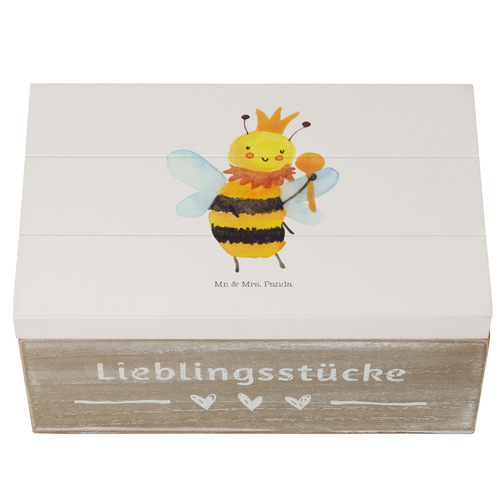 Holzkiste Biene König Holzkiste, Kiste, Schatzkiste, Truhe, Schatulle, XXL, Erinnerungsbox, Erinnerungskiste, Dekokiste, Aufbewahrungsbox, Biene, Wespe, Hummel