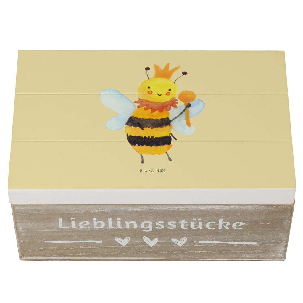 Holzkiste Biene König Holzkiste, Kiste, Schatzkiste, Truhe, Schatulle, XXL, Erinnerungsbox, Erinnerungskiste, Dekokiste, Aufbewahrungsbox, Biene, Wespe, Hummel