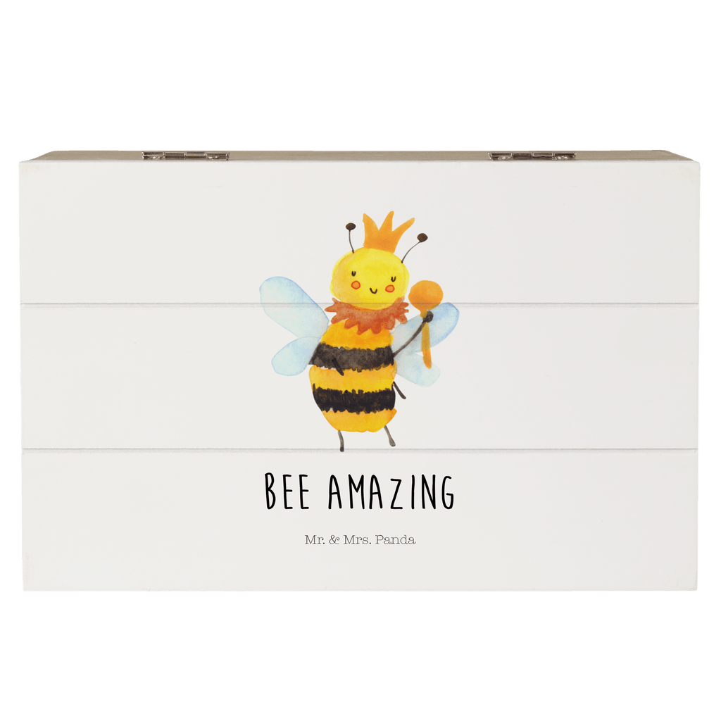 Holzkiste Biene König Holzkiste, Kiste, Schatzkiste, Truhe, Schatulle, XXL, Erinnerungsbox, Erinnerungskiste, Dekokiste, Aufbewahrungsbox, Biene, Wespe, Hummel