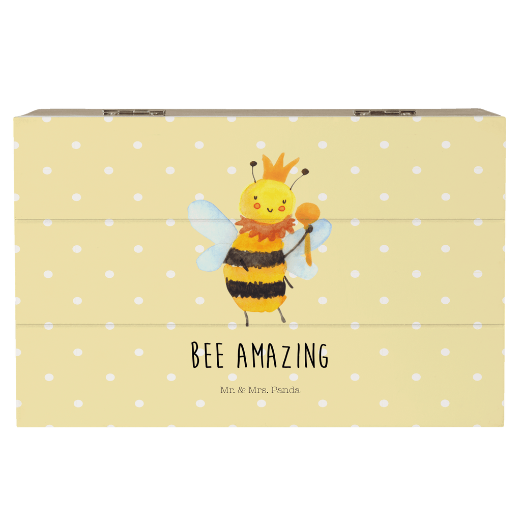 Holzkiste Biene König Holzkiste, Kiste, Schatzkiste, Truhe, Schatulle, XXL, Erinnerungsbox, Erinnerungskiste, Dekokiste, Aufbewahrungsbox, Biene, Wespe, Hummel