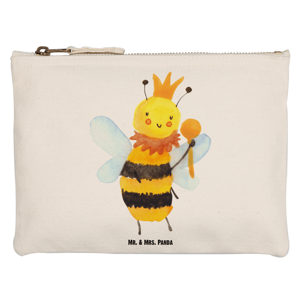 Schminktasche Biene König Schminktasche, Kosmetiktasche, Kosmetikbeutel, Stiftemäppchen, Etui, Federmappe, Makeup, XXL, Schminketui, Kosmetiketui, Schlamperetui, Biene, Wespe, Hummel